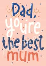 A Cool Card with Cool Typography for a Cool Dad created by Jenni Ahlberg - Jeah Design