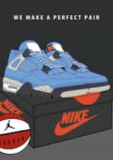 Sneaker lover card from significant other. created by Designed by Jess