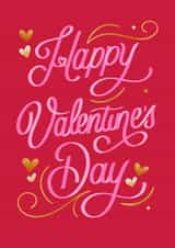 Cute Valentine's Day card for your significant other created by The Pink Type