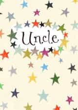 Cute Birthday Card - Star - Uncle created by Love Lucy Illustration