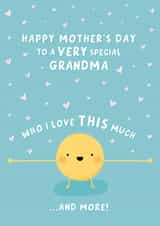 Cute Grandma Mother's Day Card - Special Grandma created by Macie Dot Doodles