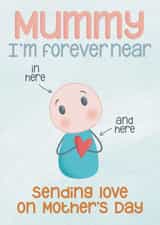 Heartfelt Mother's Day Card - Bereaved Mum - Forever Near created by Presents Felt