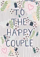 To the happy couple - wedding card for marriage created by Kayleigh Rose Prints