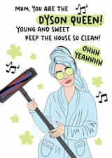 Mum dyson ABBA card created by Jungle Beat Creations