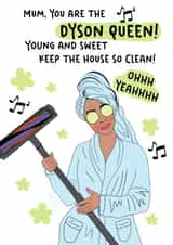 Mum dyson card created by Jungle Beat Creations