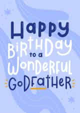 Wonderful Godfather Birthday card created by Joanne Hawker