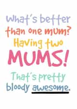 Mum - Two mum´s - stepmum created by Little Prints Fred Designs