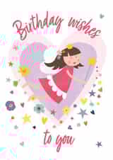 Fairy birthday wishes created by Katy Clemmans