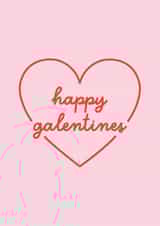 Cute Happy Galentine's Day Card For BFF's created by designsbyleyla