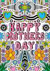 Joyful Mothers Day card - Happy Mothers Day created by Ailish Beadle