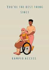 Wheelchair Ramped Access Card created by DisableThis