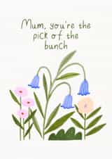 Cute Mother's Day Card - Bunch of Flower's - Pretty created by Jessica Smith Illustration 