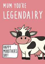Funny Mother's Day Card - Mum You're Legendairy created by Pen and Puns 