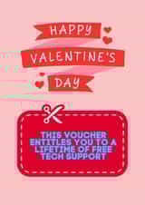 Cute Valentines Day card of a free voucher created by My Touch
