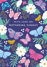 Pretty Mother's Day card - Butterfly - Mothering Sunday created by Klara Hawkins