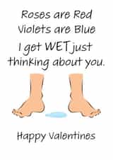 A Wet Valentines created by ifandwhenprints