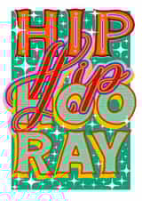 Hip Hip Hooray Celebration Congratulations Card created by Daisy Cann