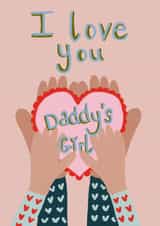 Cute Valentine’s Day card for Dads created by Emma Mattinson Design Studio