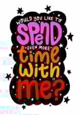 Valentine's Card for a needy other half - For When you just can't get enough! created by SAUCY PUPS