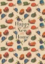 Happy New Home Card  - Jazzy Snails created by Amy Rodger