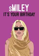 Funny sMiley Cyrus Flowers Birthday - Buy your own Flowers created by Quitting Hollywood