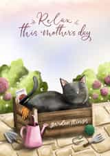 Gardening Cat Mother's Day Card created by Alexandra Hammatt