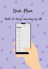 Cute funny Mother’s Day card created by Made by Milly
