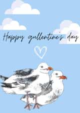 Galentine's day card for the 'gulfriends' in your life- Happy gullentine's day created by Lisa Green