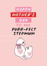 Cute Mother's Day card to my perfect stepmum created by Superlush Cards