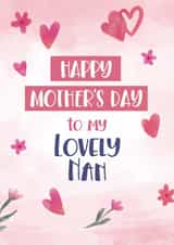 Cute Mother's Day Card - Lovely Nan created by Geordies Love Gin