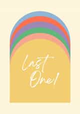 Cute Get Well Card - Last One - Chemotherapy created by A Little Note Gifts