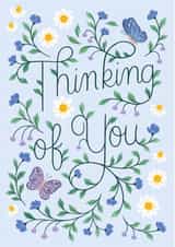 Thinking Of You | Sympathy Card | Butterflies | Pretty | Sorry for your loss created by Ricicle Cards