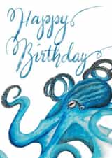 Happy Birthday Octopus! created by Paper Ink Alchemy