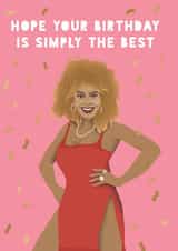 Celebrity Birthday Card - Tina Turner - Music created by Lucy Maggie Designs