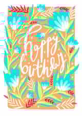 Sweet & Floral Birthday Card For Wife, Girlfriend, Female Friend - Peach Flowers created by The Sunshine Bindery