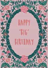 Happy Big Birthday created by Meet the Moon Designs
