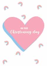 Cute Christening Cards - Rainbows created by @Laura Lonsdale Designs