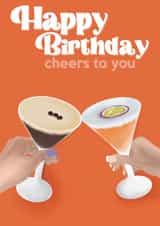 Cocktail Themed birthday Card created by Cassie Wardill Designs