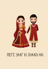 Cute Wedding Card - Indian Shaadi created by HxK Creations