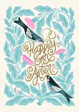 Cute Wedding Card - Happily Ever After - Love Bird created by catantrell