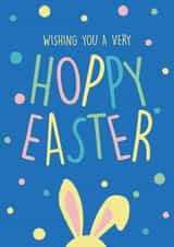 Cute Easter Card for Children - Wishing You A Very Hoppy Easter created by Hiya Pal
