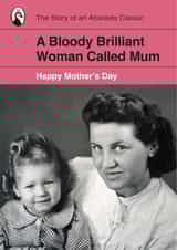 Personalised Mothers Day Photo Card created by Yay Days - Cute Mother's Day Photo Card - Bloody Brilliant Mum