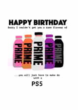 Prime Birthday Card created by Sugar Violet Illustration