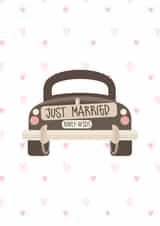 Cute Just married card created by GIFTS BY ANNA