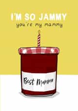 Funny Birthday Card - Bonne Maman - Jammy You're My Mammy created by Running with Scissors