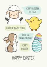 Cute Easter Card - Pun created by Creaternet