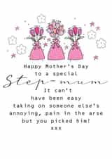 Happy Mother's Day card to a special Step-mum created by Eggbert & Daisy
