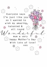 A Cheeky Mother's Day card created by Eggbert & Daisy