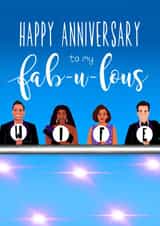 Funny Anniversary Card - Wife - Strictly Come Dancing created by Running with Scissors