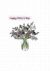 Floral Mother's Day card for your Mum - Happy Mother's Day - Mothers Day flowers created by DaphneRosa